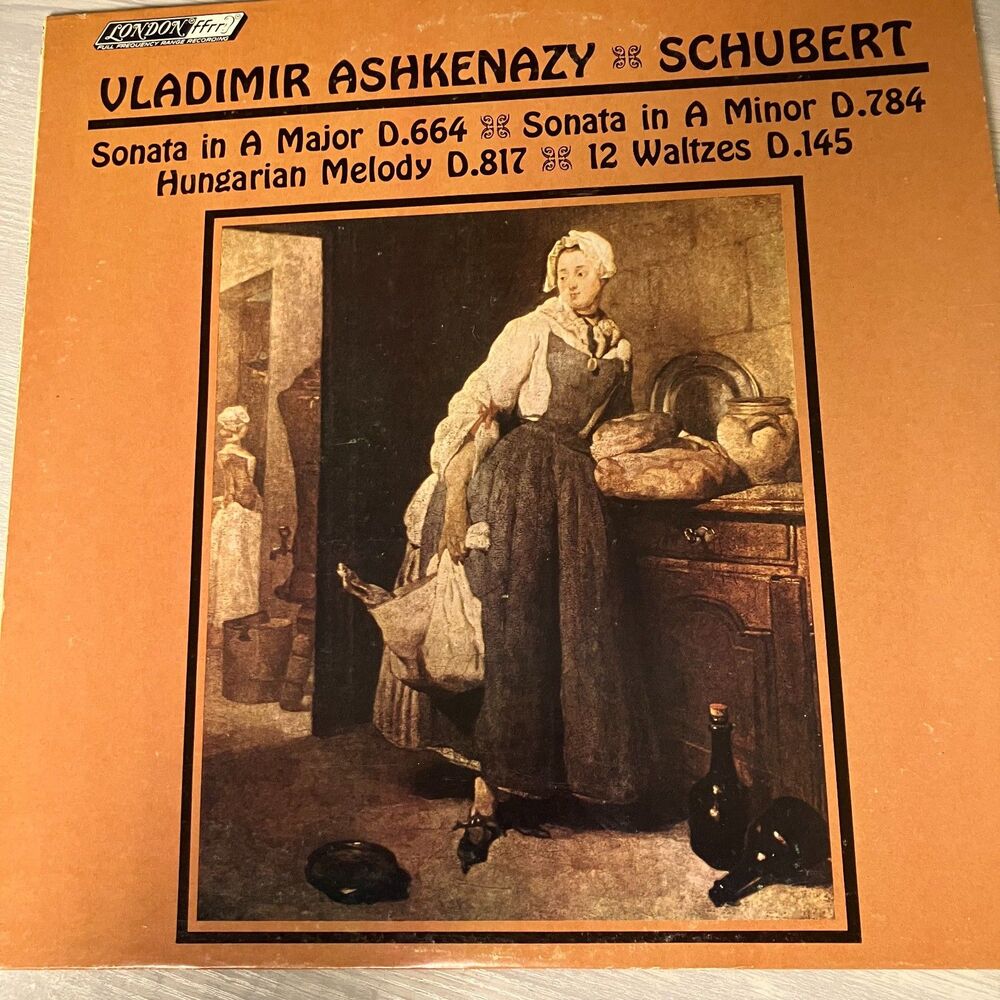 Vladimir Ashkenazy plays Schubert vinyl